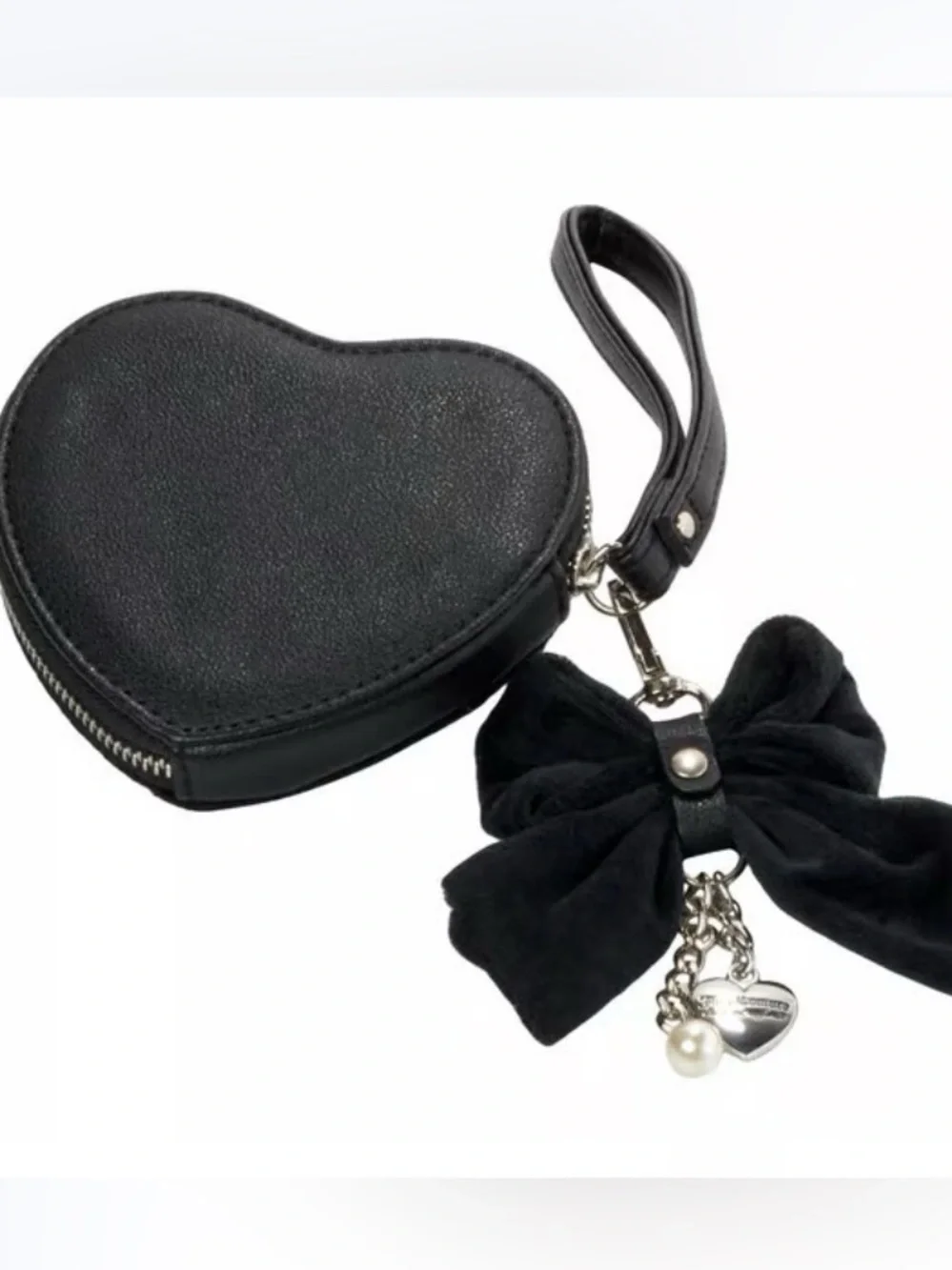 NWT Juicy Couture Never A Dull Moment Coin Purse in Liquorice (Black)